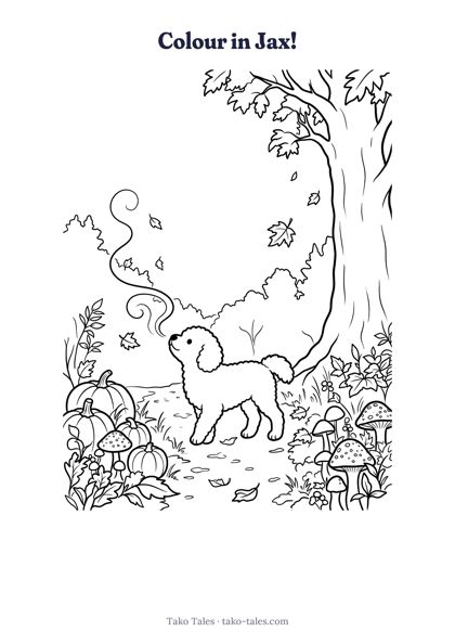 Colouring page: Jax